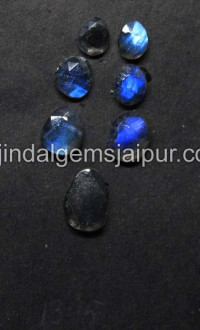 Blue Labradorite Rose Cut Slices